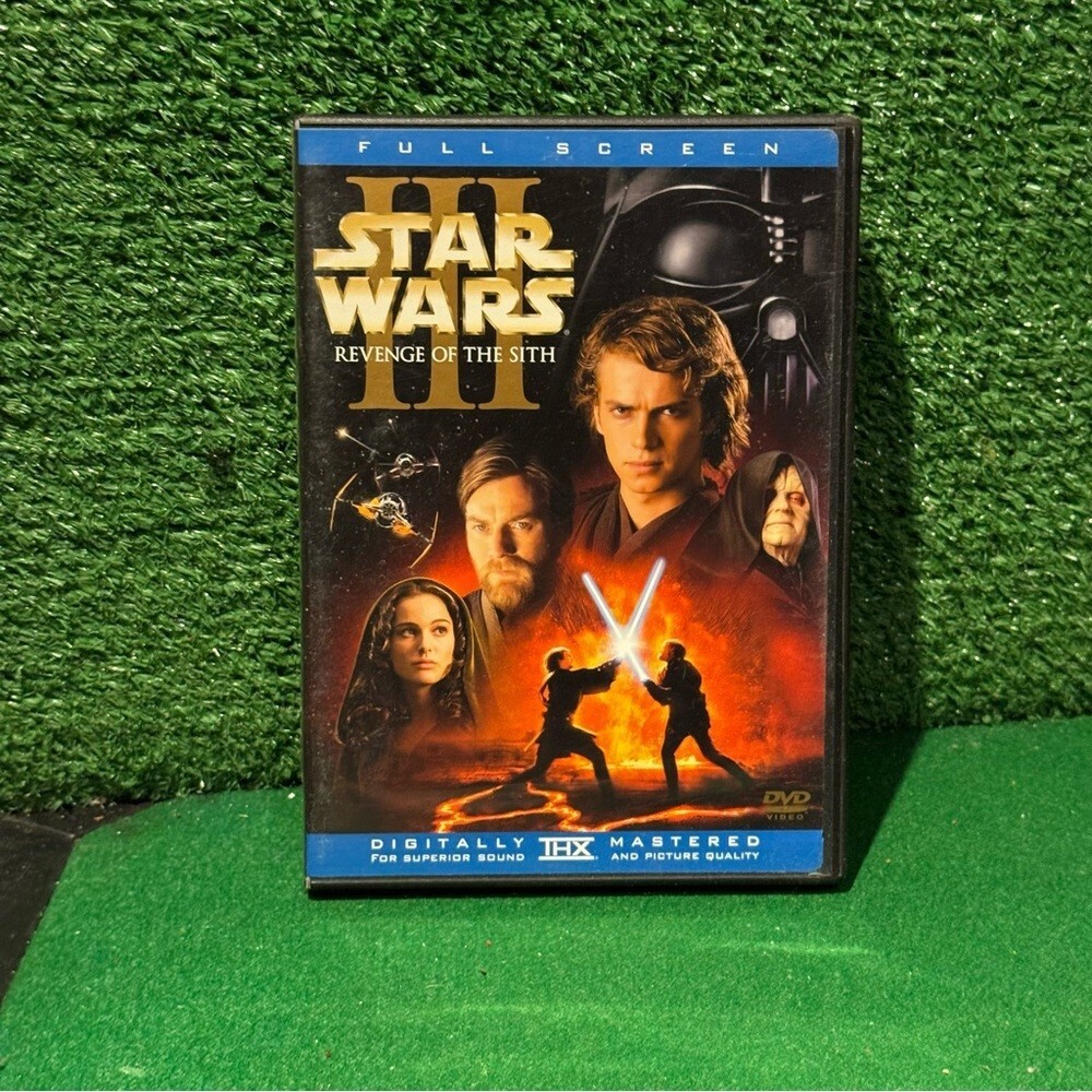 Star Wars: Revenge of the Sith Full Screen DVD Double Disc Tested Working